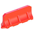 Пластиковый водоналивной барьер 2,0м (2000х500х750 мм), красный